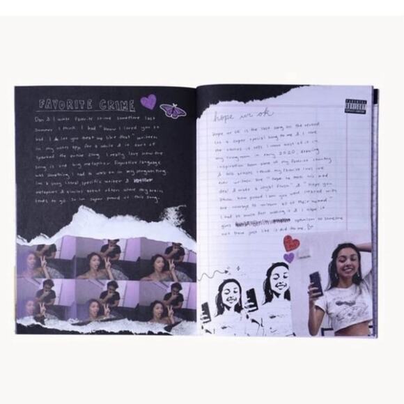 Olivia Rodrigo Trading Card & Sour Diary Composition Book - Picture 7 of 9